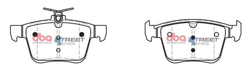 DBA Street Series Brake Pads - DBA 2018 Audi Q2 Street Series Front Brake Pads