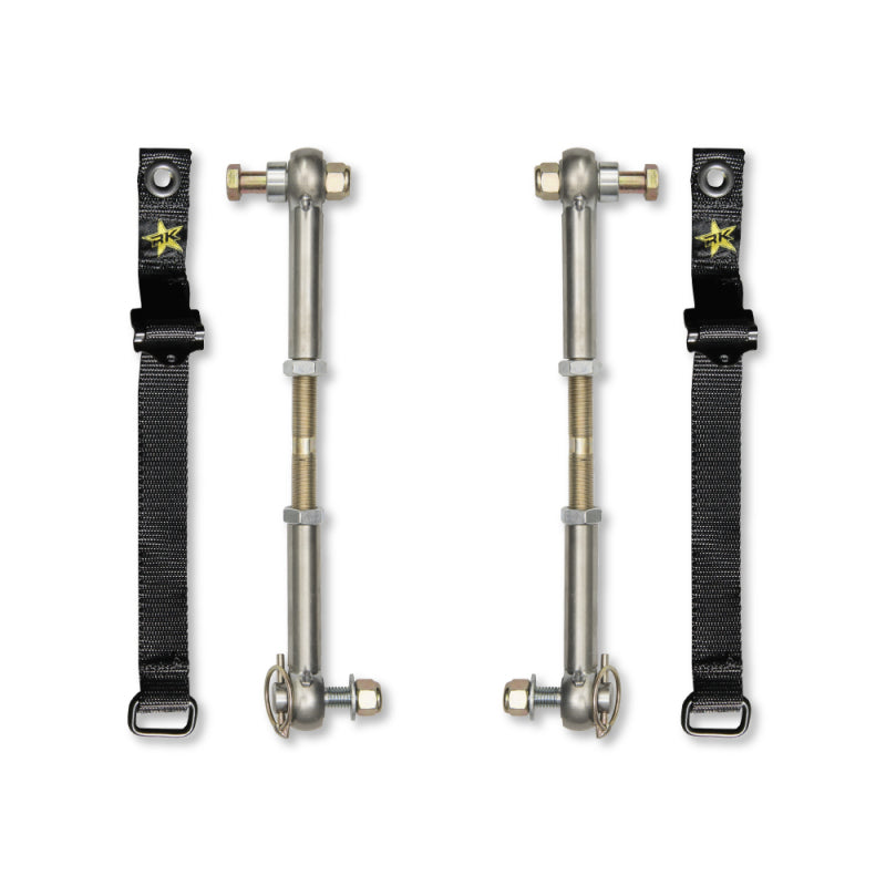 RKR Sway Bar End Links - Rock Krawler 07-18 Jeep Wrangler JK/JKU Sway Bar Disconnect Kit - Front