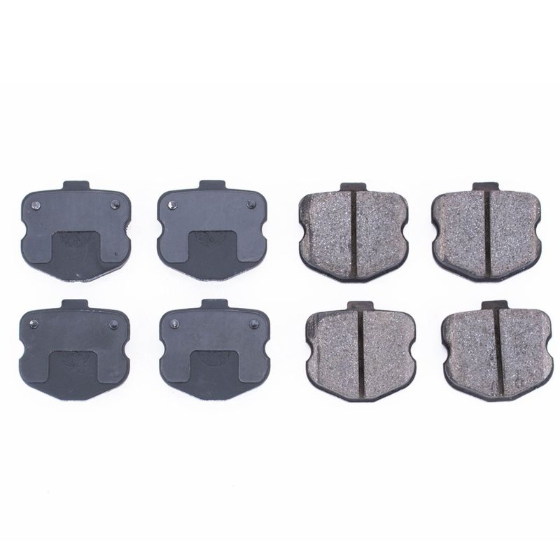 PSB Z16 Evolution Brake Pads - Power Stop 06-13 Chevrolet Corvette Rear Z16 Evolution Ceramic Brake Pads