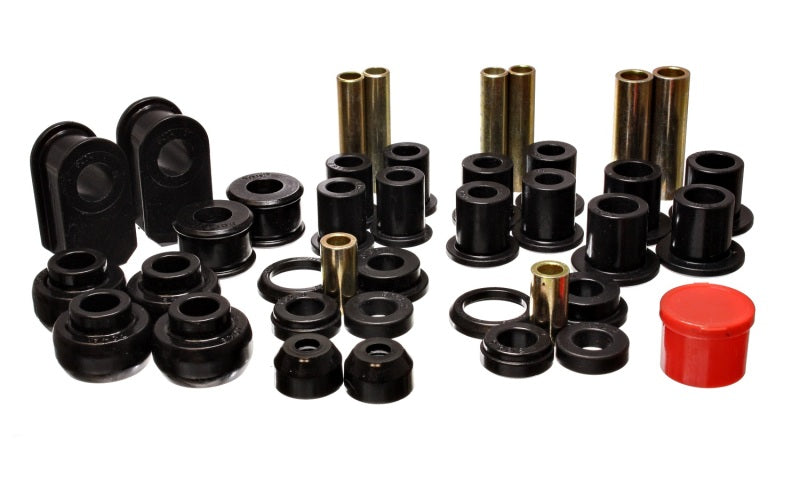 ES Hyper-Flex Sets - Black - Energy Suspension 92-06 Ford E-250/E-350 Van 2WD Black Hyper-flex Master Bushing Set