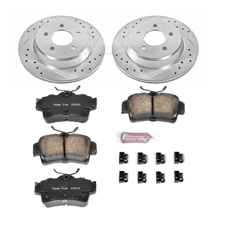 PSB Z23 Evolution Kit - Power Stop 94-99 Ford Mustang Rear Z23 Evolution Sport Brake Kit