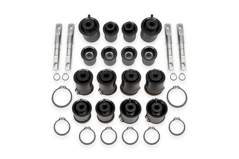 BMR Control Arm Bushing Kits - BMR 97-04 Chevrolet Corvette C5 / 05-13 Corvette C6 Front & Rear Control Arms Bearing Kit - Black