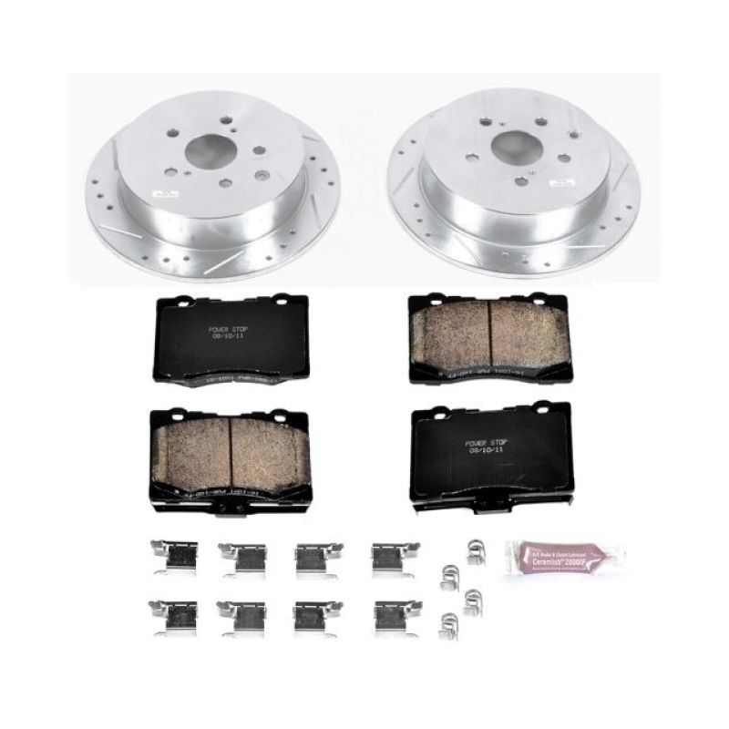 PSB Z23 Evolution Kit - Power Stop 10-15 Lexus RX350 Rear Z23 Evolution Sport Brake Kit