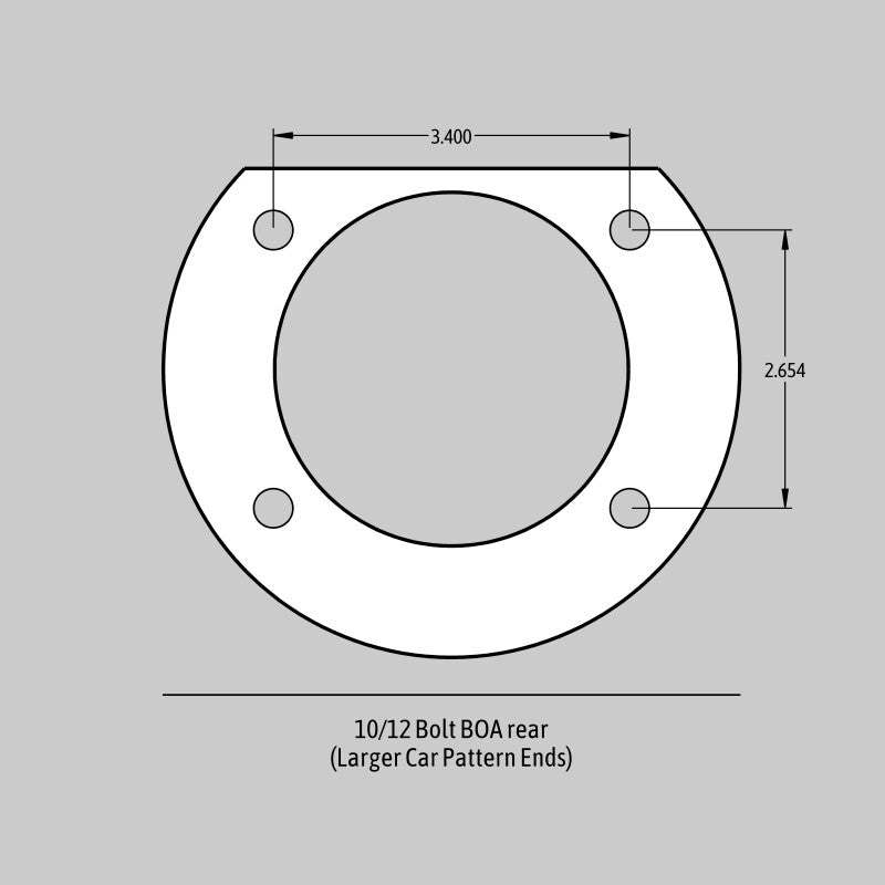 BAE SS4 Brake Kits - Baer Brakes 58-64 Chevrolet Biscayne 12in SS4 Rear SDZ Brake Kit - Silver