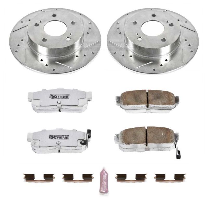PSB Z26 Street Warrior Kit - Power Stop 96-01 Infiniti I30 Rear Z26 Street Warrior Brake Kit