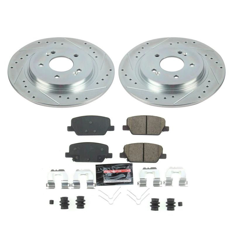 PSB Z23 Evolution Kit - Power Stop 2019 Hyundai Santa Fe Rear Z23 Evolution Sport Brake Kit