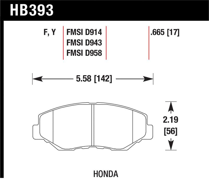 HAWK LTS Brake Pads - Hawk LTS Street Brake Pads