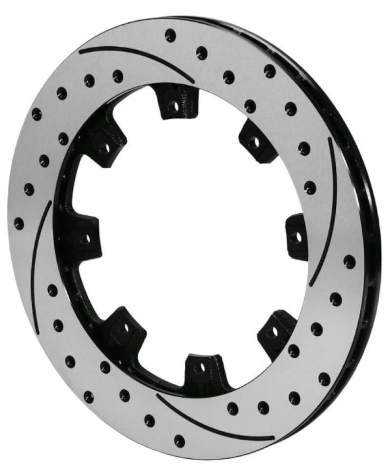 WIL Rotors - Wilwood Rotor-UL32 Iron LH-SRP BLK Drl 12.19 x .810 - 8 on 7.00in