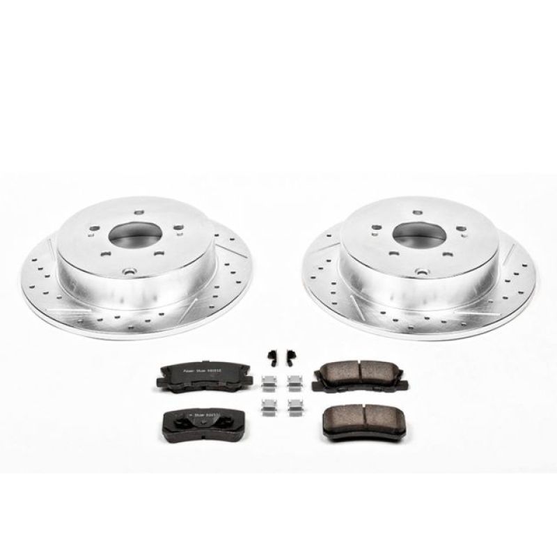 PSB Z23 Evolution Kit - Power Stop 04-11 Mitsubishi Endeavor Rear Z23 Evolution Sport Brake Kit