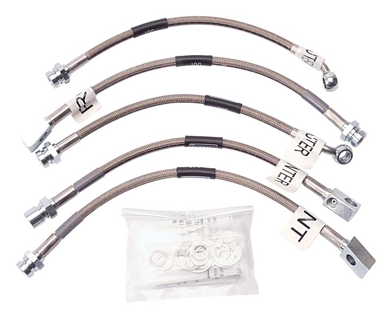 RUS Brake Line Kits - Russell Performance 93-97 Pontiac Firebird (without Traction Control) Brake Line Kit