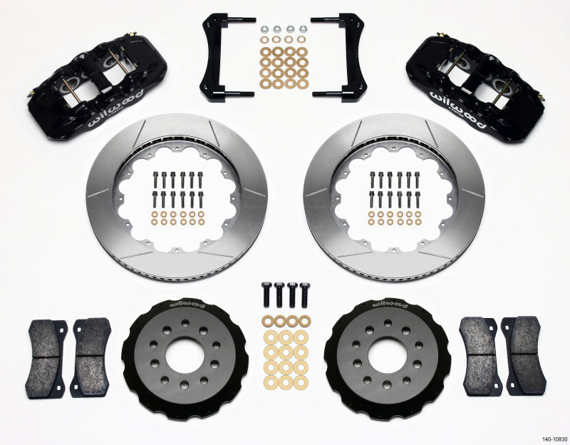WIL Aero Brake Kit - Wilwood AERO6 Front Hat Kit 14.00 2005-2014 Mustang