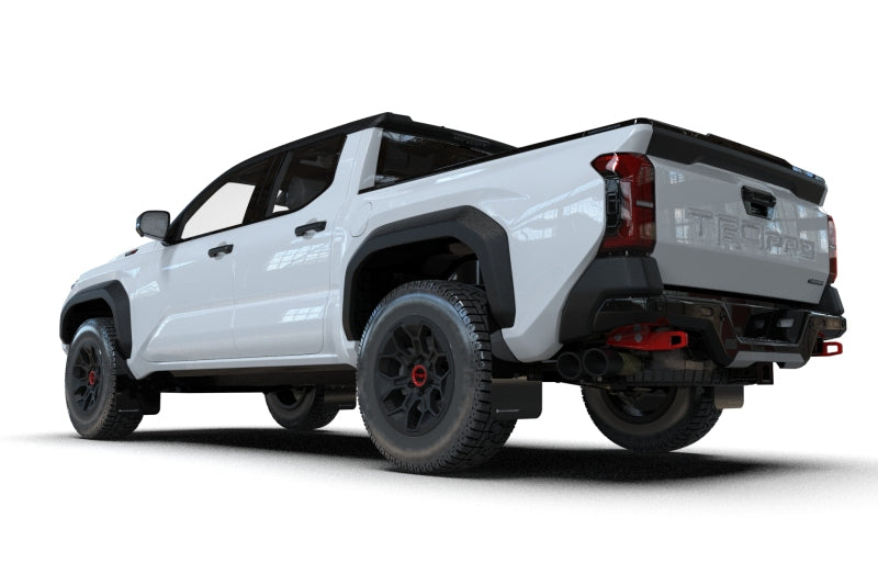 RAL UR Blk Flap/Rd Logo - Rally Armor 24-26 Toyota Tacoma Gen 4 Black UR Mud Flap w/Red Logo