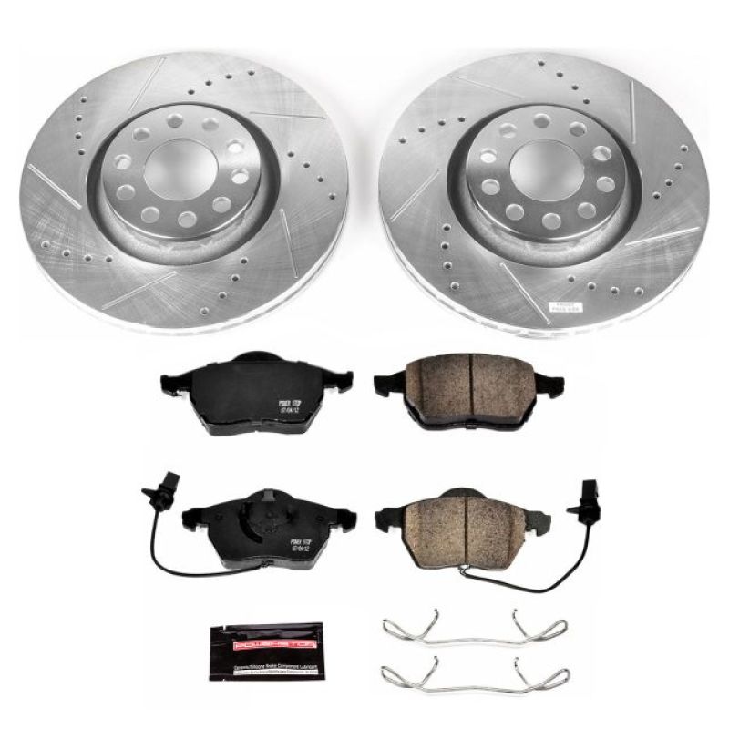 PSB Z23 Evolution Kit - Power Stop 02-05 Audi A4 Front Z23 Evolution Sport Brake Kit