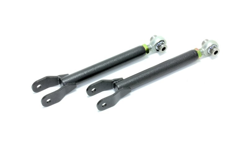 BMR Trailing Arms - BMR 10-15 5th Gen Camaro Trailing Arms Rear w/ Single Adj. Rod Ends - Black Hammertone