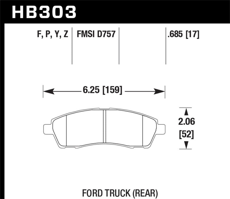 HAWK HPS Brake Pad Sets - Hawk HPS Street Brake Pads