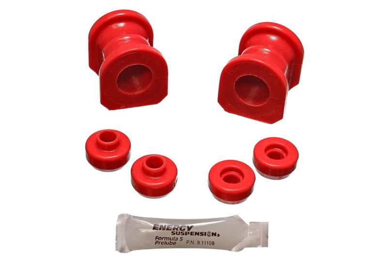 ES Sway Bar Bushings - Red - Energy Suspension 89-94 Nissan 240SX (S13) Red 24mm Front Sway Bar Bushing Set