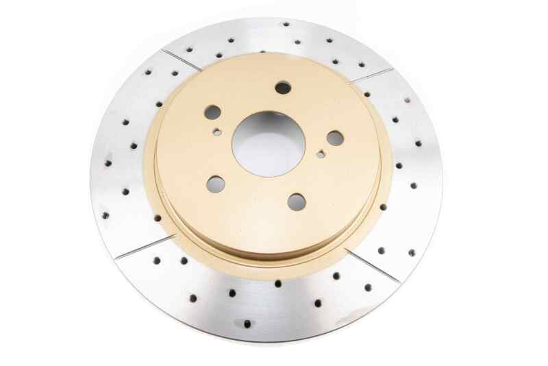 DBA Street Slot&Drill Rotors - DBA 04-06 Lexus RX330 Front Drilled & Slotted Street Series Rotor