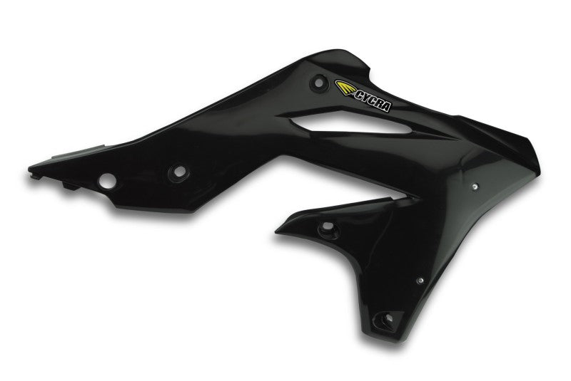 CYC Radiator Shroud - Cycra 13-16 Kawasaki KX250F Powerflow Radiator Shrouds - Black