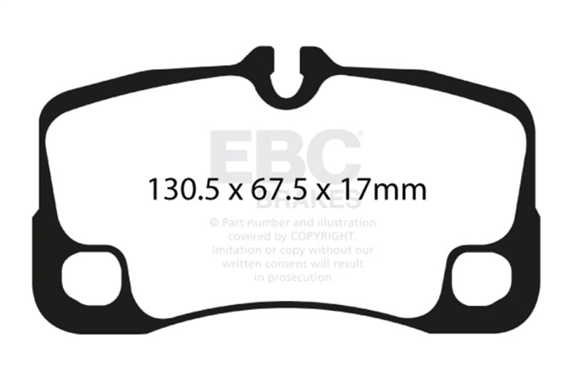 EBC Greenstuff Brake Pad Sets - EBC 07-09 Porsche 911 (997) Greenstuff Rear Brake Pads