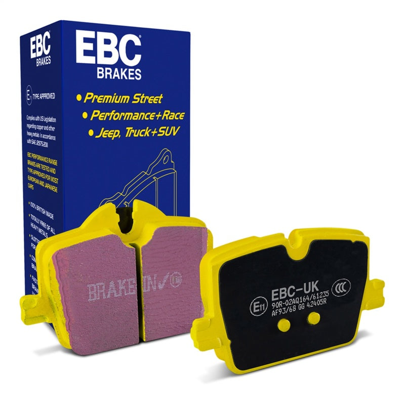 EBC Yellowstuff Brake Pad Sets - EBC 2019+ BMW Z4 G29 2.0T Yellowstuff Rear Brake Pads