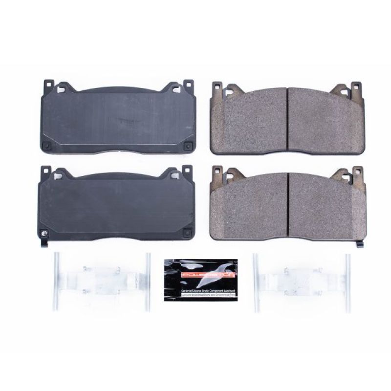 PSB Z23 Evolution Brake Pads - Power Stop 16-19 Ford Mustang Front Z23 Evolution Sport Brake Pads w/Hardware