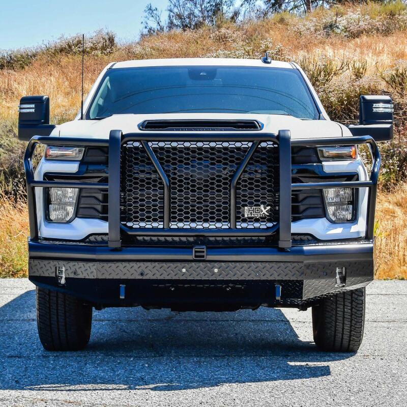 WES HDX Front Bumpers - Westin 2025 Chevrolet Silverado 2500/3500 HDX Bandit Front Bumper - Black