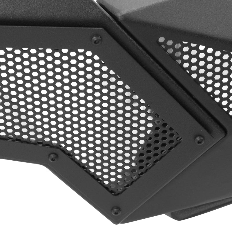 GOR Element Bumper - Go Rhino 19-24 Ram 1500 (Excl. Rebel/Warlock/TRX) Element FR Bumper w/Fixed Lgt Bar Mount - Tex. Blk