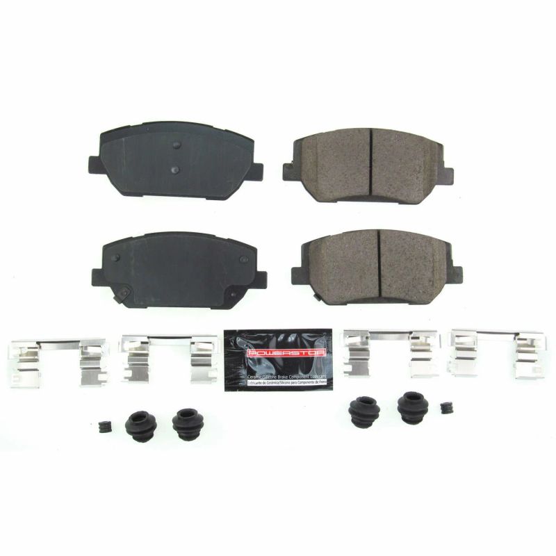 PSB Z23 Evolution Brake Pads - Power Stop 2019 Hyundai Santa Fe Front Z23 Evolution Sport Brake Pads w/Hardware