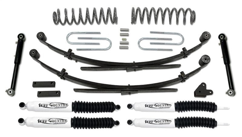 TUF Lift Kits - Tuff Country 87-01 Jeep Cherokee 4x4 3.5in Lift Kit EZ-Flex w/Rear Leaf Springs (SX6000 Shocks)