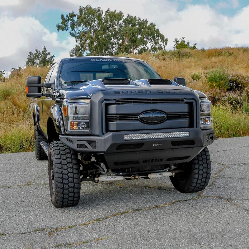 WES Pro-Mod Skid Plate - Westin 11-16 Ford F-250/350/450/550 Pro-Mod Skid Plate - Tex. Blk