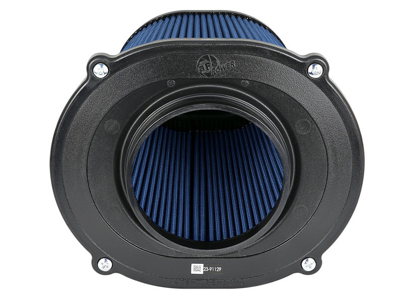 AFE Quantum Intakes - aFe Quantum Pro-5 R Air Filter Inverted Top - 5in Flange x 9in Height - Oiled P5R