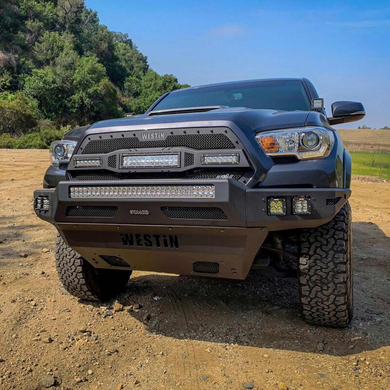WES Pro-Mod Bumpers - Westin 16-20 Toyota Tacoma Pro-Mod Front Bumper - Textured Black