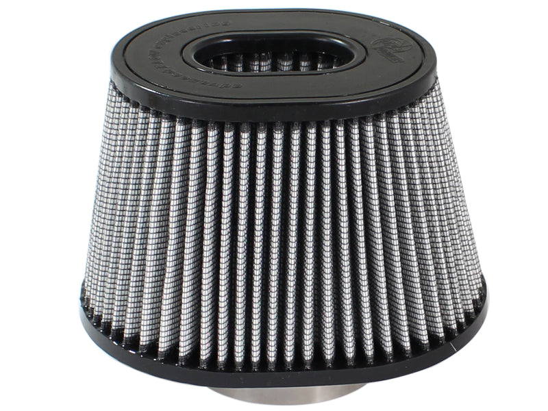 AFE Universal Pro Dry S Filter - aFe MagnumFLOW Pro DRY S Intake Replacement Filter 3.5in F 9x6.5in B 6.75x5.5in T 5.375in H
