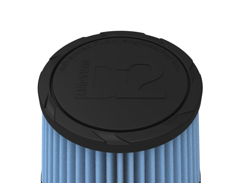 AFE Universal D2 Dura Dry Air Filter - aFe POWER Universal Clamp-On Air Filter w/ D2 Dura-Dry Media - 4.5in F x 6in B x 4.75in T x 5in H
