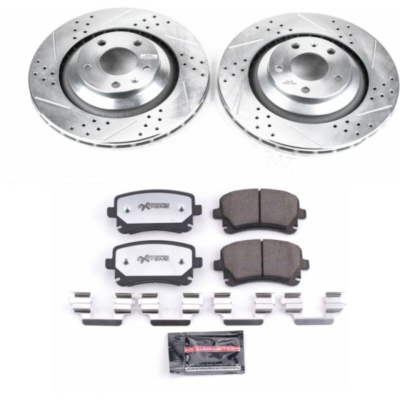 PSB Z26 Street Warrior Kit - Power Stop 05-11 Audi A6 Quattro Rear Z26 Street Warrior Brake Kit