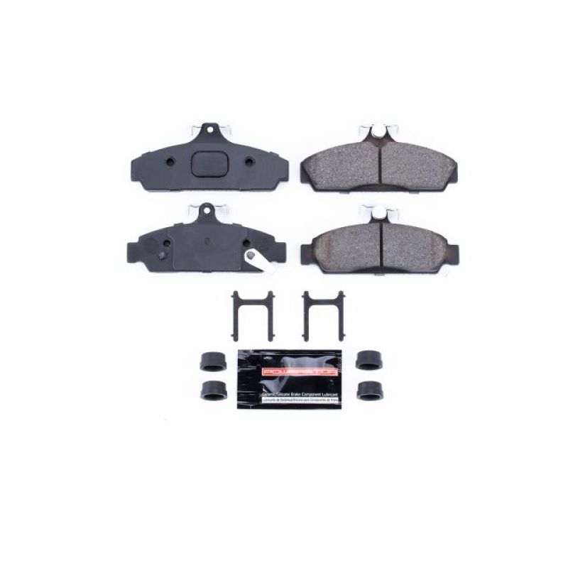 PSB Z23 Evolution Brake Pads - Power Stop 84-87 Chevrolet Corvette Front Z23 Evolution Sport Brake Pads w/Hardware