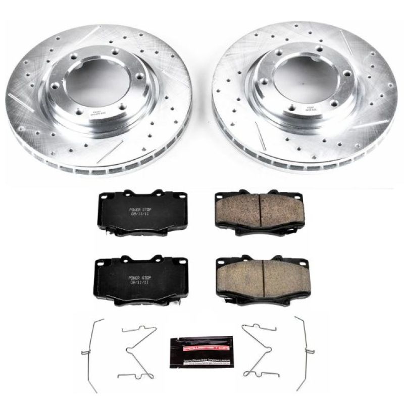 PSB Z23 Evolution Kit - Power Stop 96-97 Lexus LX450 Front Z23 Evolution Sport Brake Kit