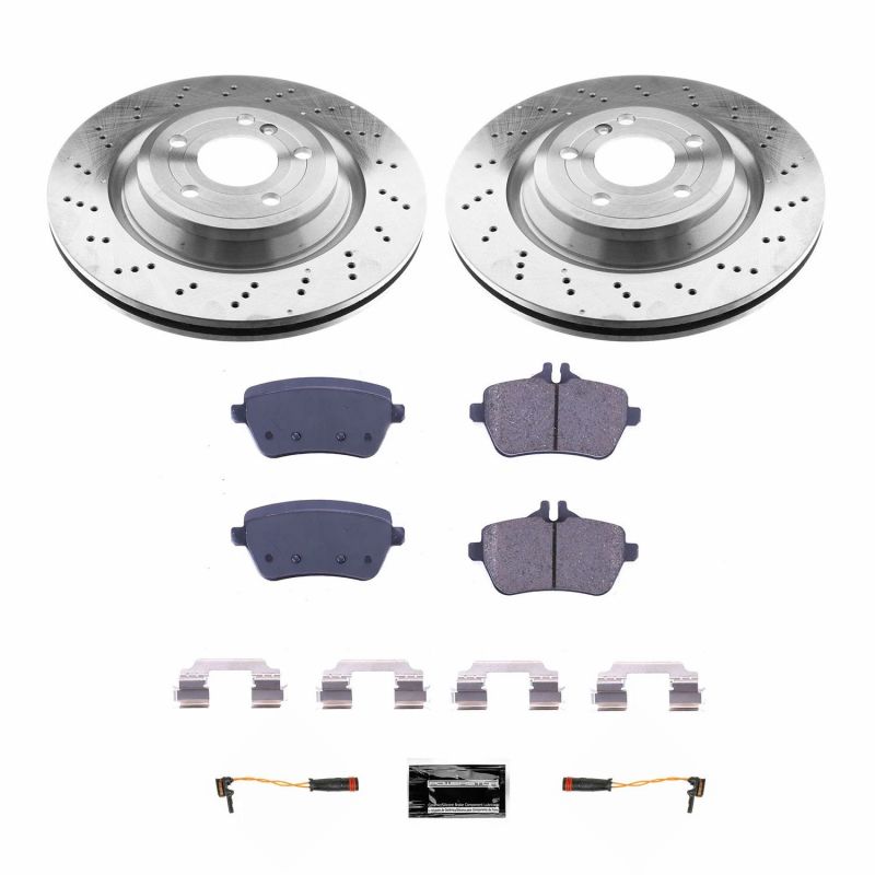 PSB Autospecialty Kit - Power Stop 15-16 Mercedes-Benz SL400 Rear Autospecialty Brake Kit