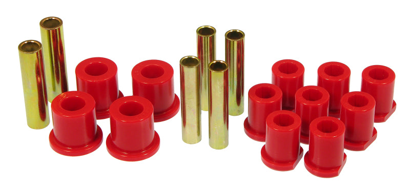 PRO Spring/Shackle Bush- Red - Prothane 80-97 Ford (w/ Molded Shackles) Spring Bushings - Red