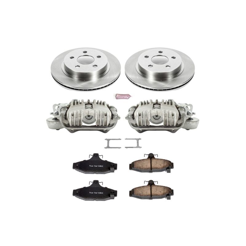 PSB Autospecialty Kit w/Cals - Power Stop 93-97 Chevrolet Camaro Rear Autospecialty Brake Kit w/Calipers
