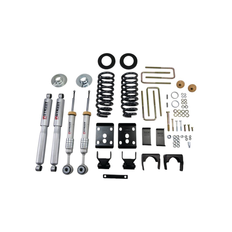 BT Lower Kit w SP Shocks - Belltech 09-13 Ford F150 Std Cab Short Bed 2in. or 3in. F/4in. R drop w/ SP Shocks Lowering Kits