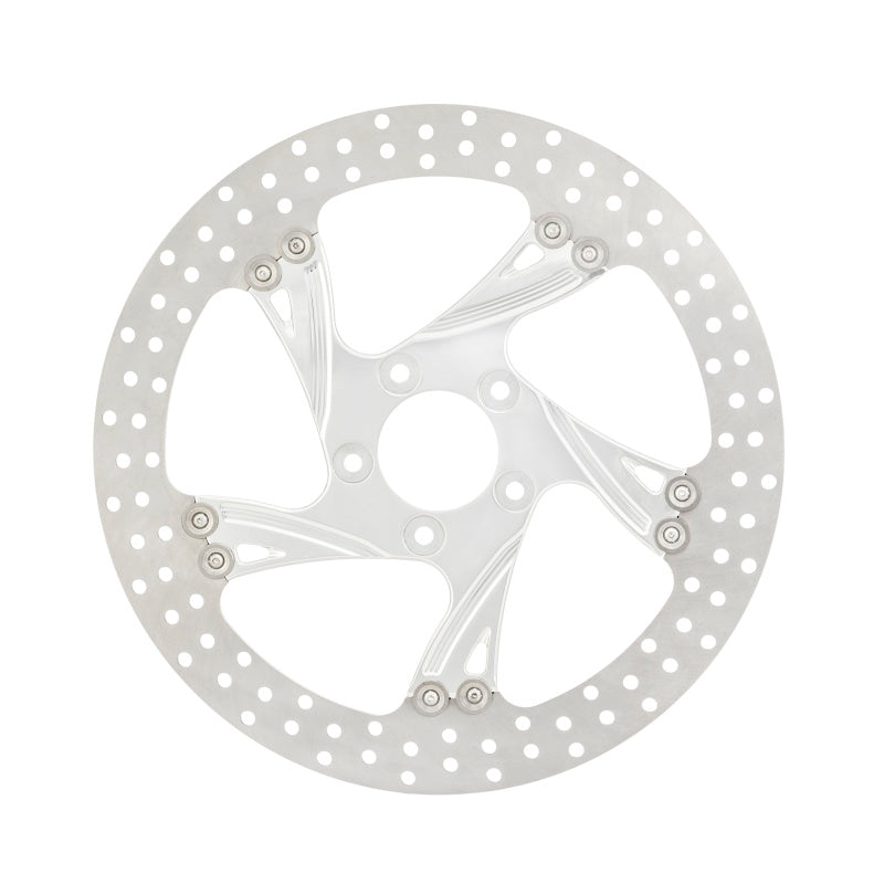 PFM Brake Rotors - Performance Machine Disc/Carr 11.5 Cruise Front Right - Chrome