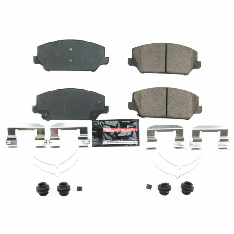 PSB Z23 Evolution Brake Pads - Power Stop 17-18 Kia Cadenza Front Z23 Evolution Sport Brake Pads w/Hardware