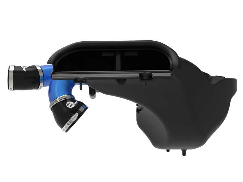 AFE Momentum XP Cold Air Intakes - aFe 21-22 Ford F-150 Raptor V6-3.5L(tt) Momentum XP Cold Air Intake System - Blue w/ Pro 5R Filter