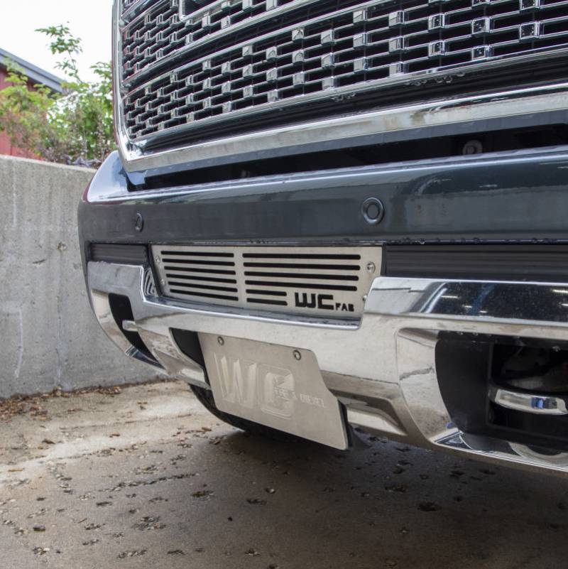WCF Bumper Grilles - Wehrli 15-19 GMC Sierra 6.6L LML/L5P Duramax Bumper Grille - Flat Black