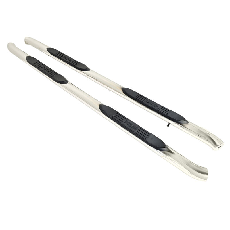 WES Nerf Bars - E-Series 3 - Westin 2024 Tacoma Double Cab E-Series 3 Nerf Step Bars - Stainless Steel