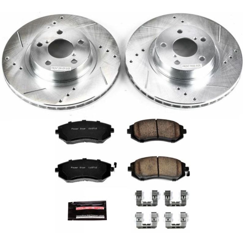 PSB Z23 Evolution Kit - Power Stop 05-06 Saab 9-2X Front Z23 Evolution Sport Brake Kit