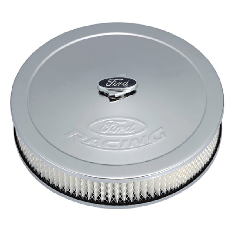 FR Air Cleaners - Ford Racing Chrome Air Cleaner w/ Emblem