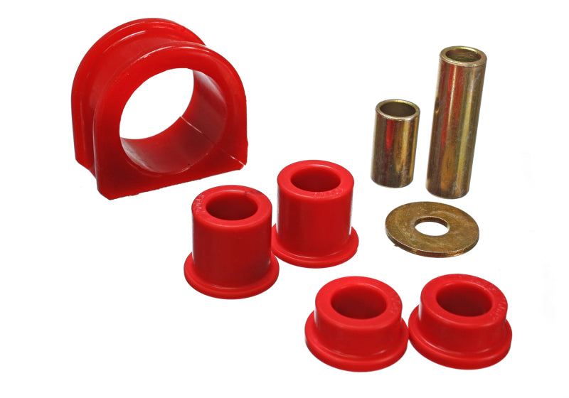 ES Steering Rack Bush - Red - Energy Suspension Steering Rack Bushing Set - Red