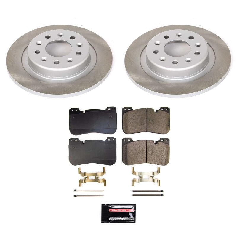 PSB Semi-Coated Rotor Kits - Power Stop 2022 GMC Terrain Rear Semi-Coated Rotor Kit